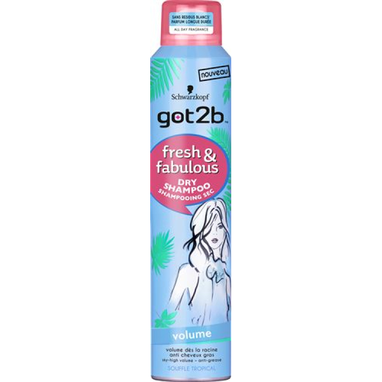 Got2b fresh&fabulous dry shampoo volume 200 ml