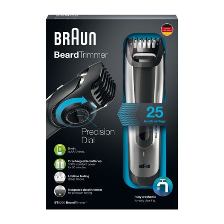 Brown beard and hair trimmer BT 5090