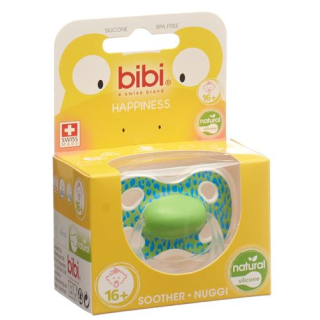 bibi Nuggi Happiness Natural Silicone 16+ Ring Wild Baby assortie