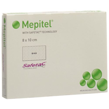 Mepitel превръзка за рани 8х10см силикон 5 бр
