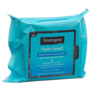 очищающие салфетки neutrogena hydro boost aqua 25 шт.