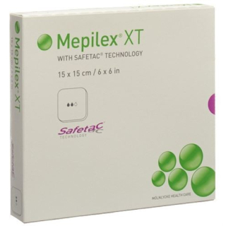 Mepilex Safetac XT 15x15cm sterile 5 pcs