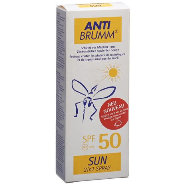 Antibrumm Sun SPF 50 2v1 sprej Fl 150 ml