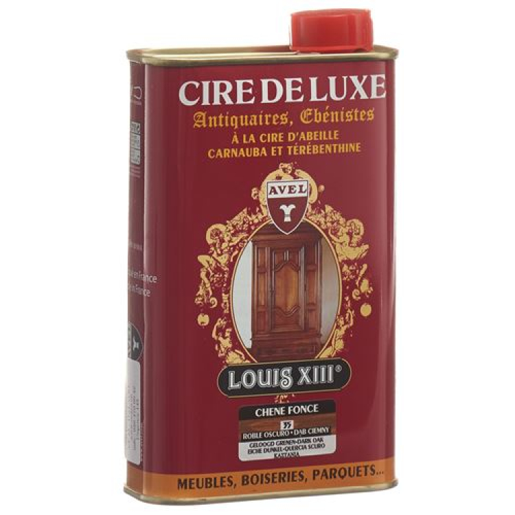 Louis XIII cire liquide de luxe chêne foncé 1 litre