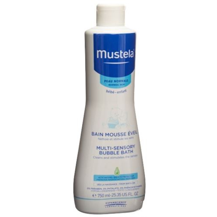 Mustela stimulating bubble 750 ml