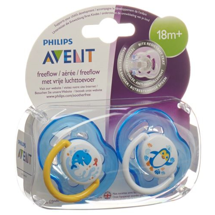 Avent Philips soother 18 months + Boy