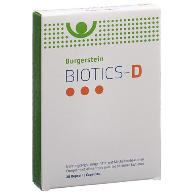 Burgerstein Biotics-D Kaps Blist 20 pcs