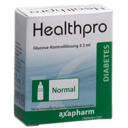 Healthpro Axapharm бақылау ерітіндісі қалыпты Fl 3,5 мл
