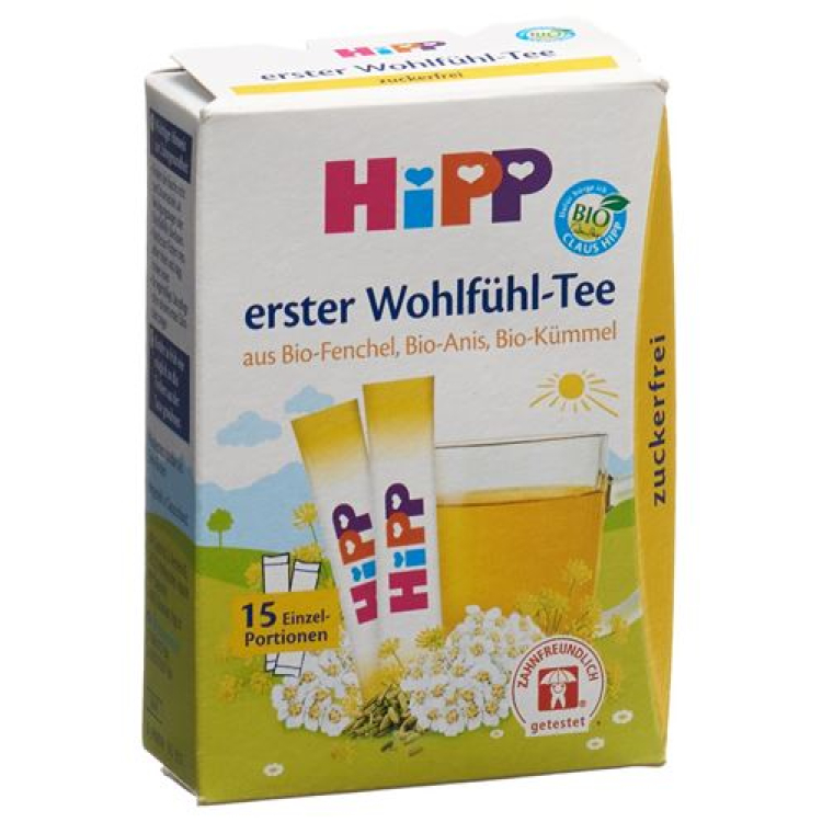 Hipp baby feel-Tea 15 sztyftów 0,36g