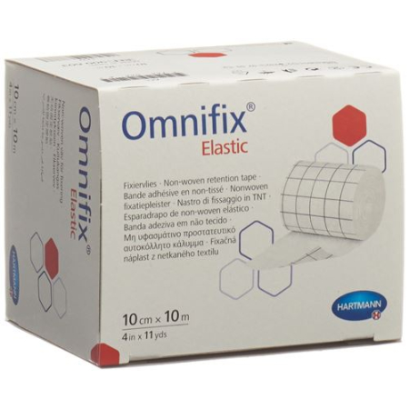 OmniFIX fixeringsfleece 10cmx10m elastisk vit