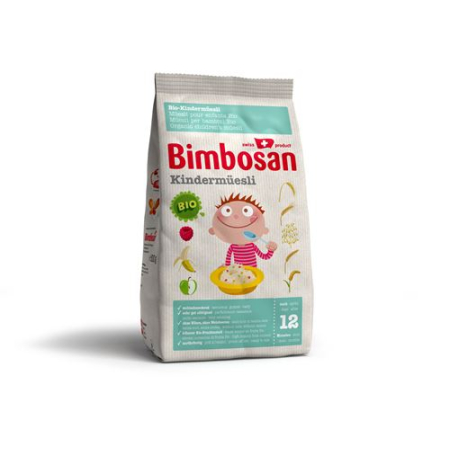 Bimbosan Organic საბავშვო მუსლი უშაქრო 500გრ