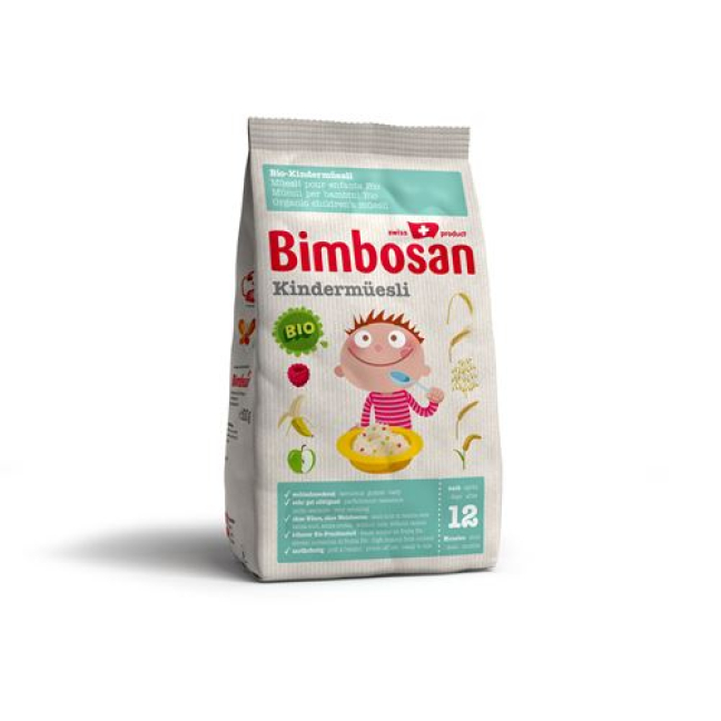 Bimbosan Økologisk Børnemusli uden sukker 500 g