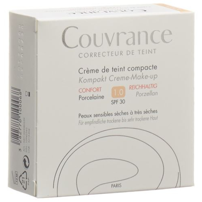 Avene Couvrance 紧凑型化妆瓷器 01 10 克