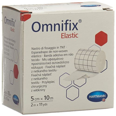 OmniFIX fixeringsfleece 5cmx10m elastisk vit