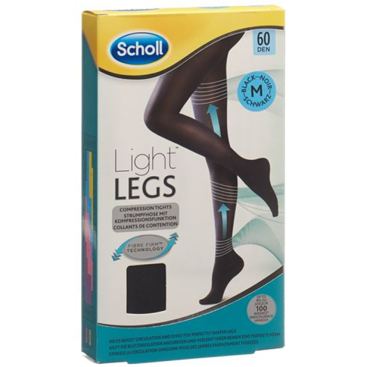 Scholl LightLegs tights 60den M Black 1 Pair