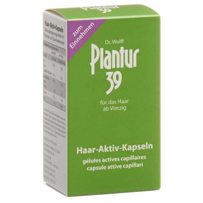 Plantur 39 Active Hair kapsule 60 kos