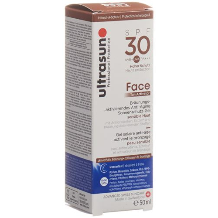 Ultrasun Face Tan Activator SPF30 50 ml