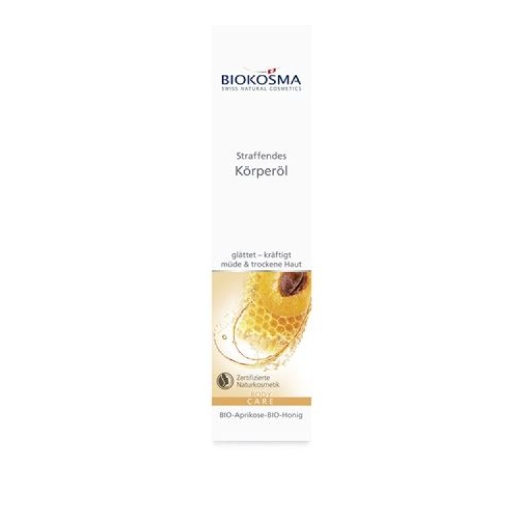 Biokosma Straffendes kroppsolja BIO-Aprikos & ekologisk honung 100 ml