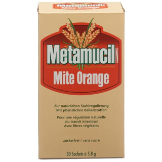 Metamucil N Mite Plv 5.8 g orange 30 bags 5.8 g
