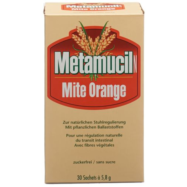 Metamucil N Mite PLV 5,8 g arancio 30 Btl 5,8 g