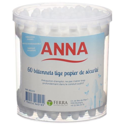 Anna medvilninio tampono apsauga 60 vnt