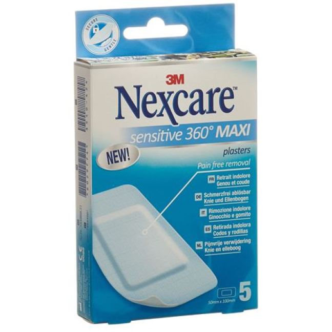 3M Nexcare Sensitive Skin Maxi 50 x 100 mm 5 pcs