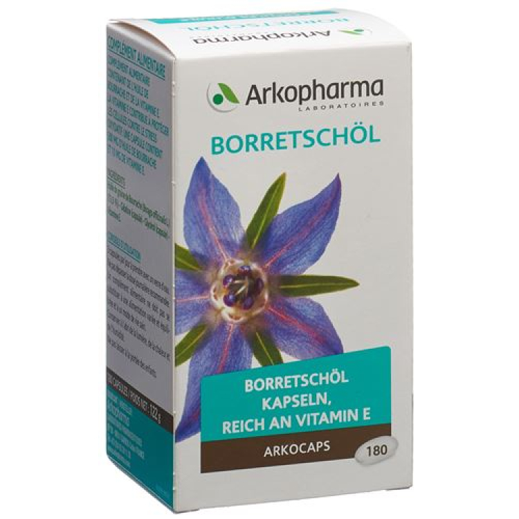 Arkocaps borage oil 180 capsules