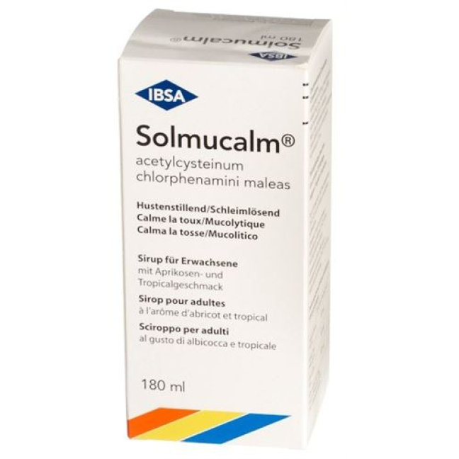 Solmucalm Syrup Adult Bottle 180 ml
