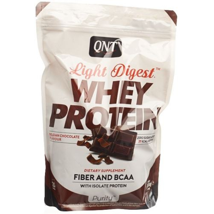 QNT Light Digest Whey protein Coklat Belgium 500 g