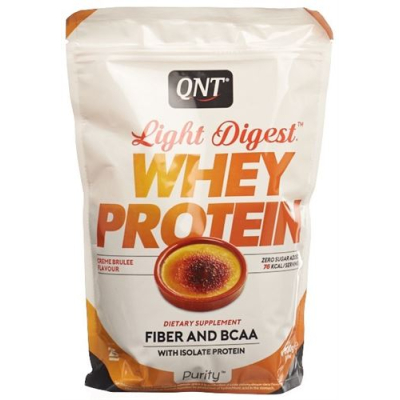 Qnt light digest whey protein creme brulee 500g