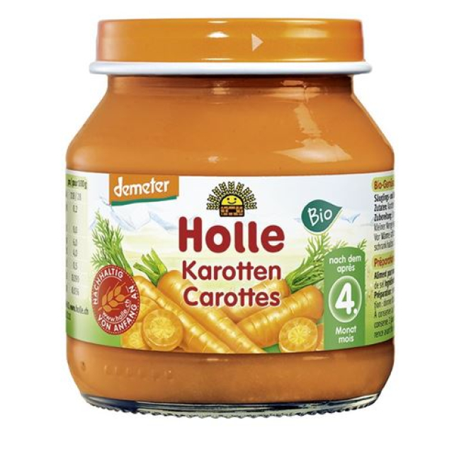Holle Bio carottes demeter 125 g