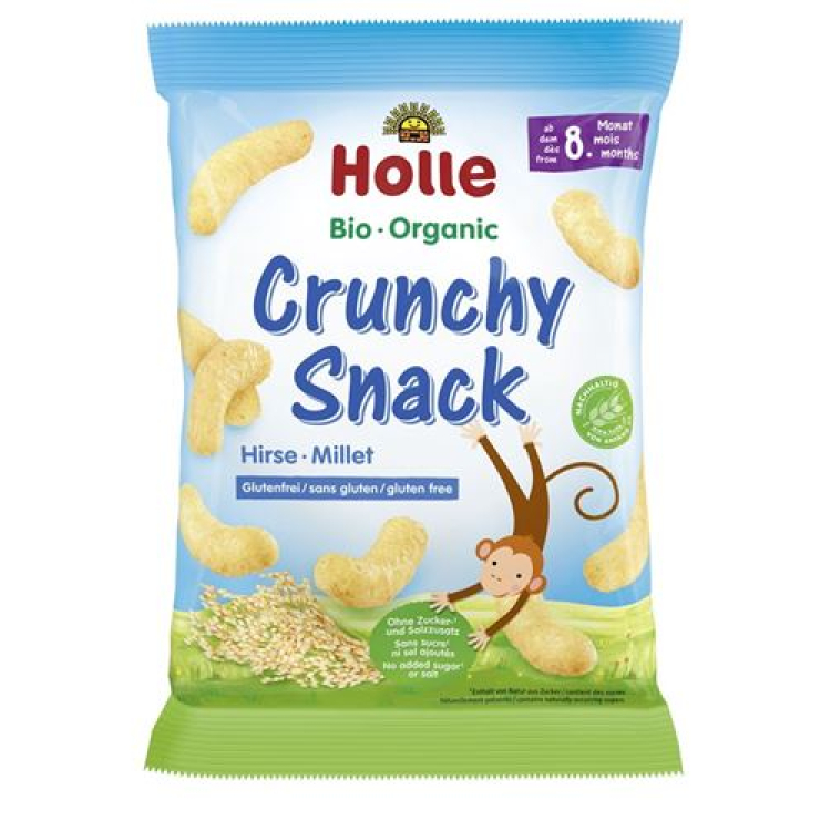 Holle Organic Crunchy Snack millet Btl 25 g