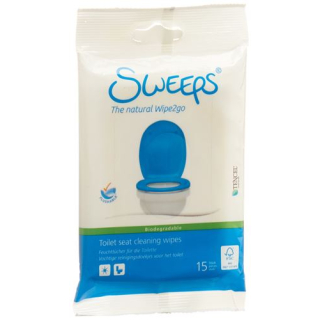 SWEEPS wipes toilet seat 12 Btl 15 pcs