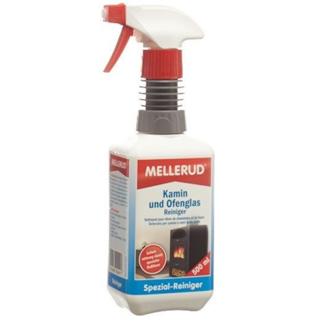Mellerud fireplace glass and oven glass cleaner 500 ml