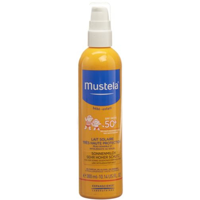 Mustela sun protection sun milk SPF 50+ 300 ml