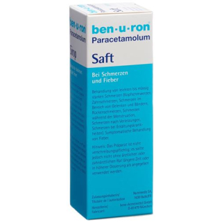Ben-u-ron sirop 200 mg/5ml flacon 100 ml