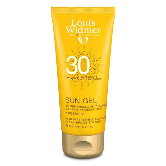 Louis Widmer Soleil Sun Gel 30 Non Parfumé 100 ml