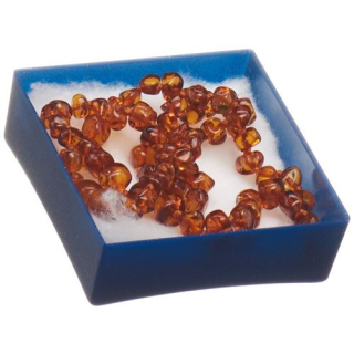 Ra amber necklace knotted 40cm neck