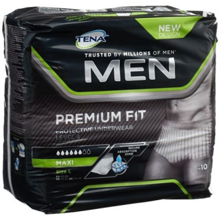 TENA Men Premium Fit Protective Underwear Level 4 L 10 pcs
