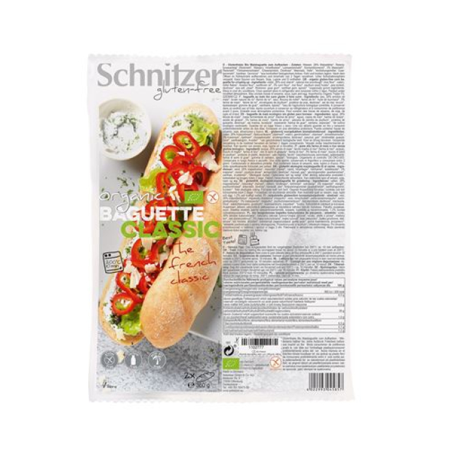 Schnitzer bio baguette classic 360 g