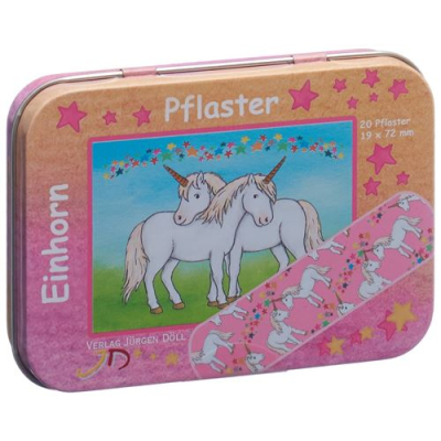 Döll klæbeplaster 19x72mm unicorn can 20 stk