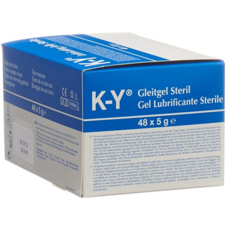 K Y Jelly Lubricant Sterile 48 x 5 g