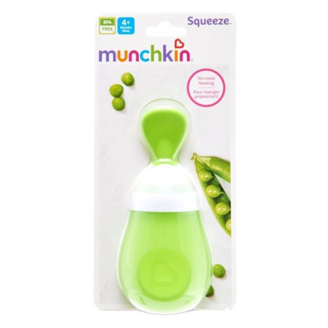 Munchkin squeeze spoon for feeding