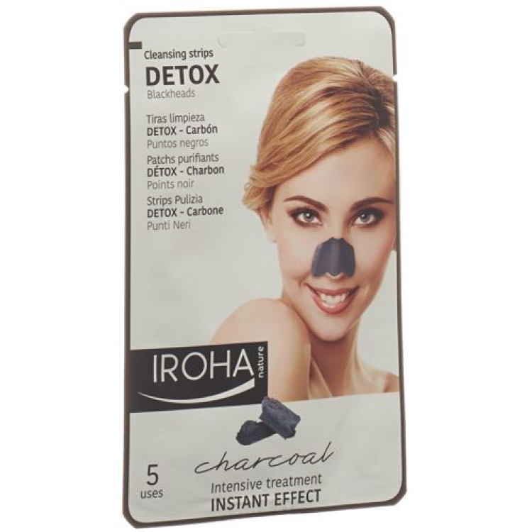 Iroha Detox valomosios juostelės nosies 5 vnt