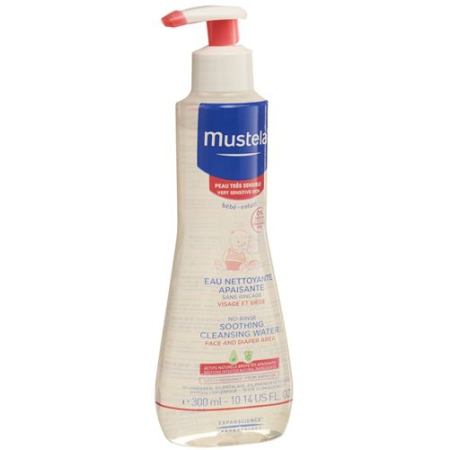 Mustela cleaning fluid without rinsing and without perfume on sensitive skin 300ml