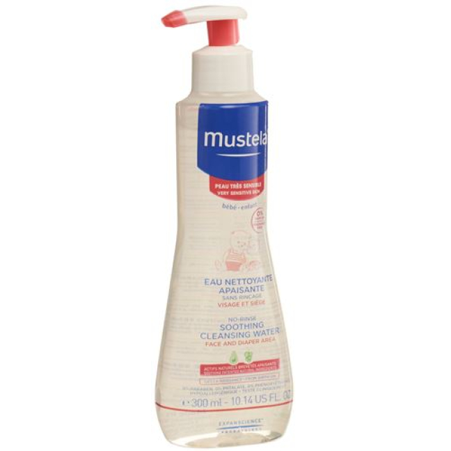 Mustela cleaning fluid without rinsing and without perfume