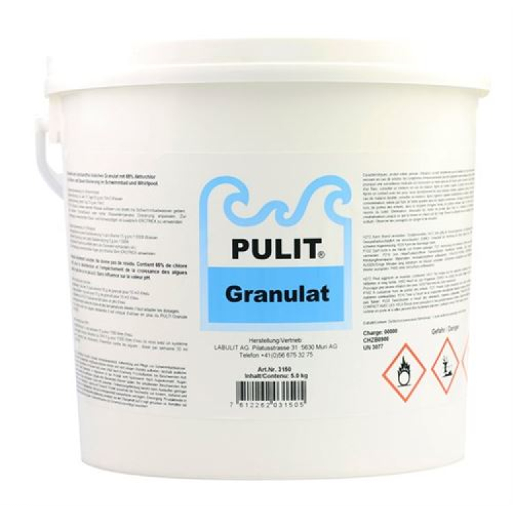 Pulit xlor granulalari 5 kg