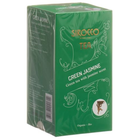 Sirocco teafilter Jázminzöld 20 db