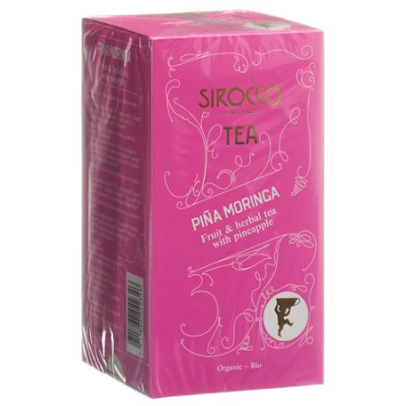 Saquinhos de chá Sirocco Pina Moringa 20 unid.
