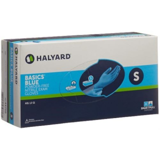 HALYARD examination gloves S nitrile Basic blue 200 pcs